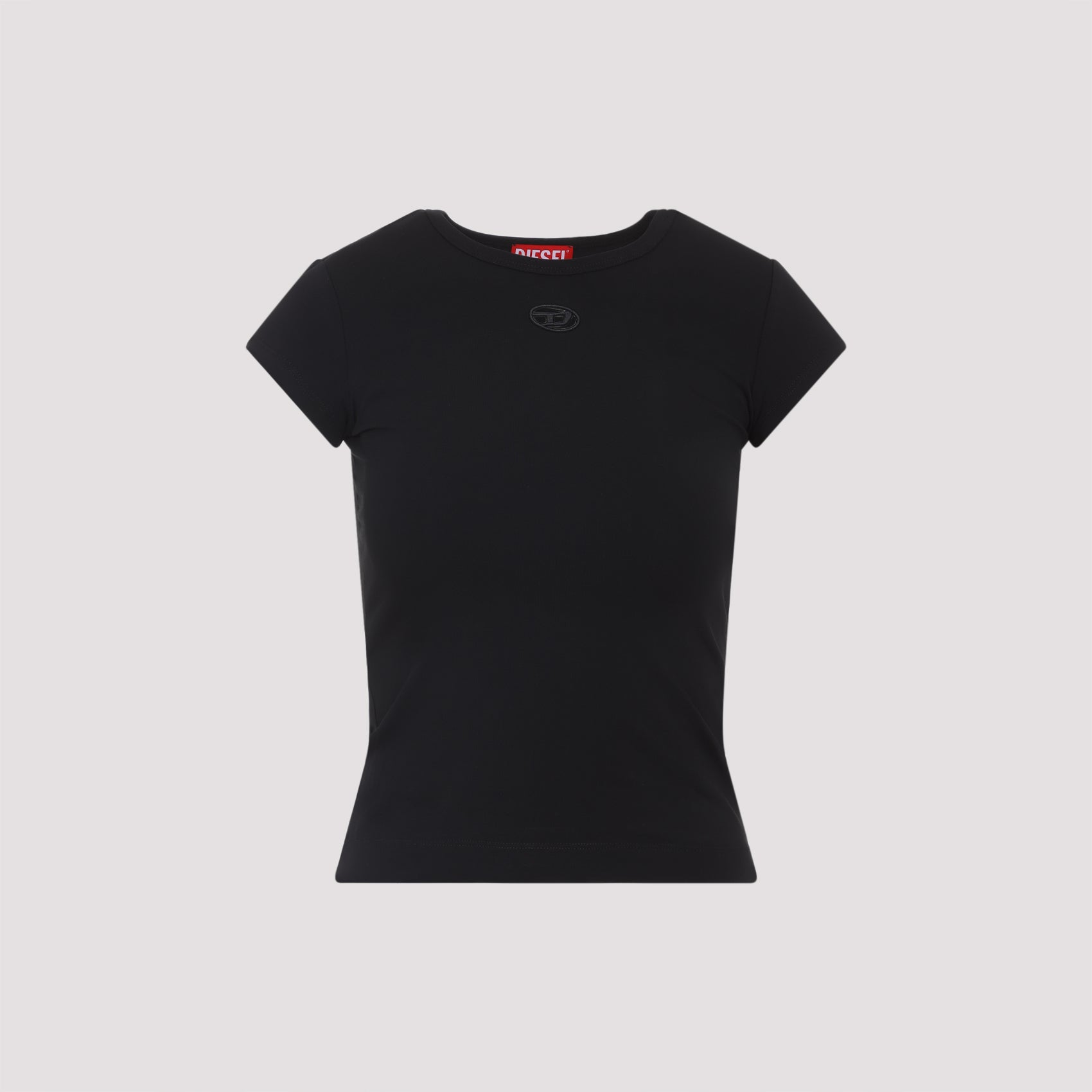 T-angie-od T-shirt Black Cotton Elastane Tshirt