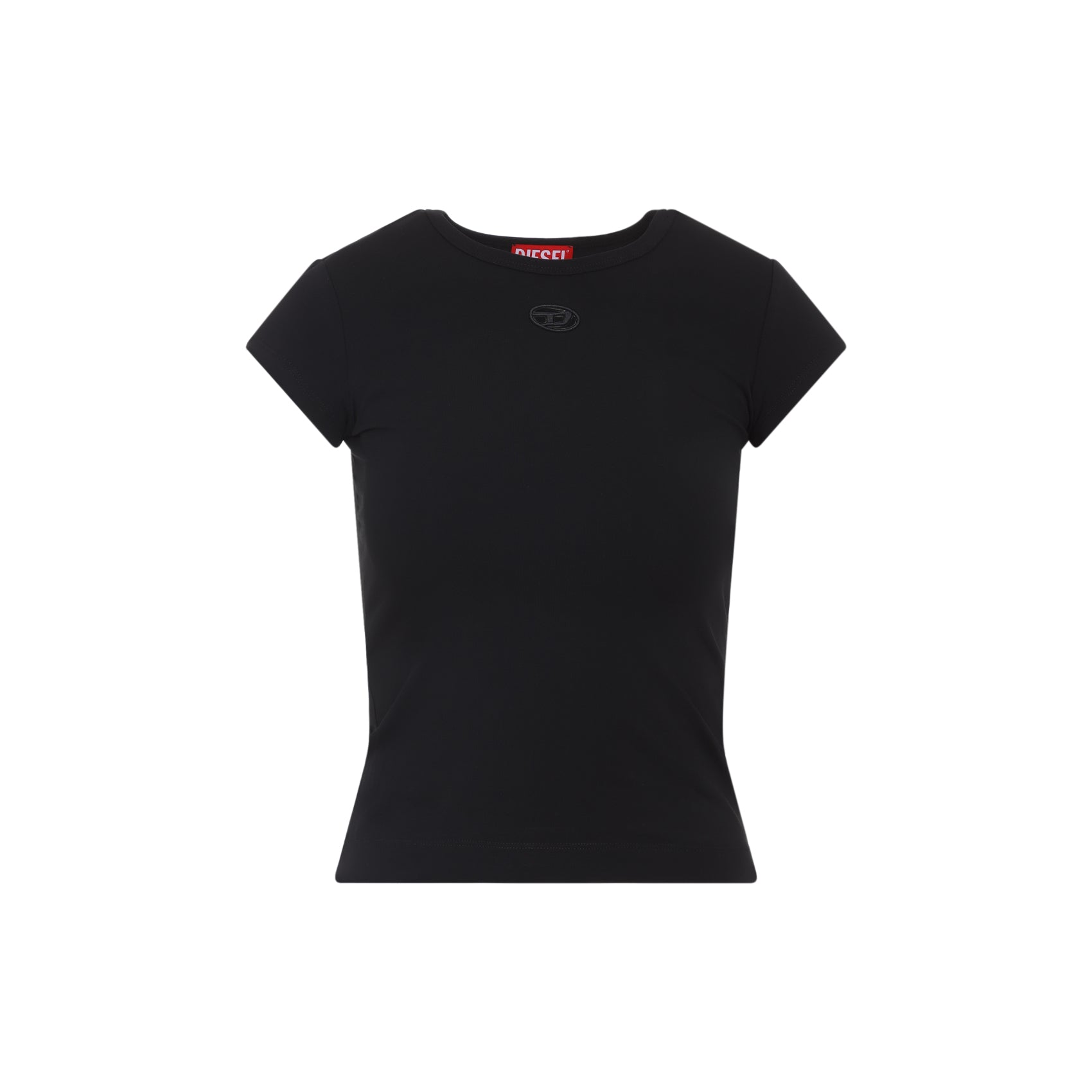 T-angie-od T-shirt Black Cotton Elastane Tshirt