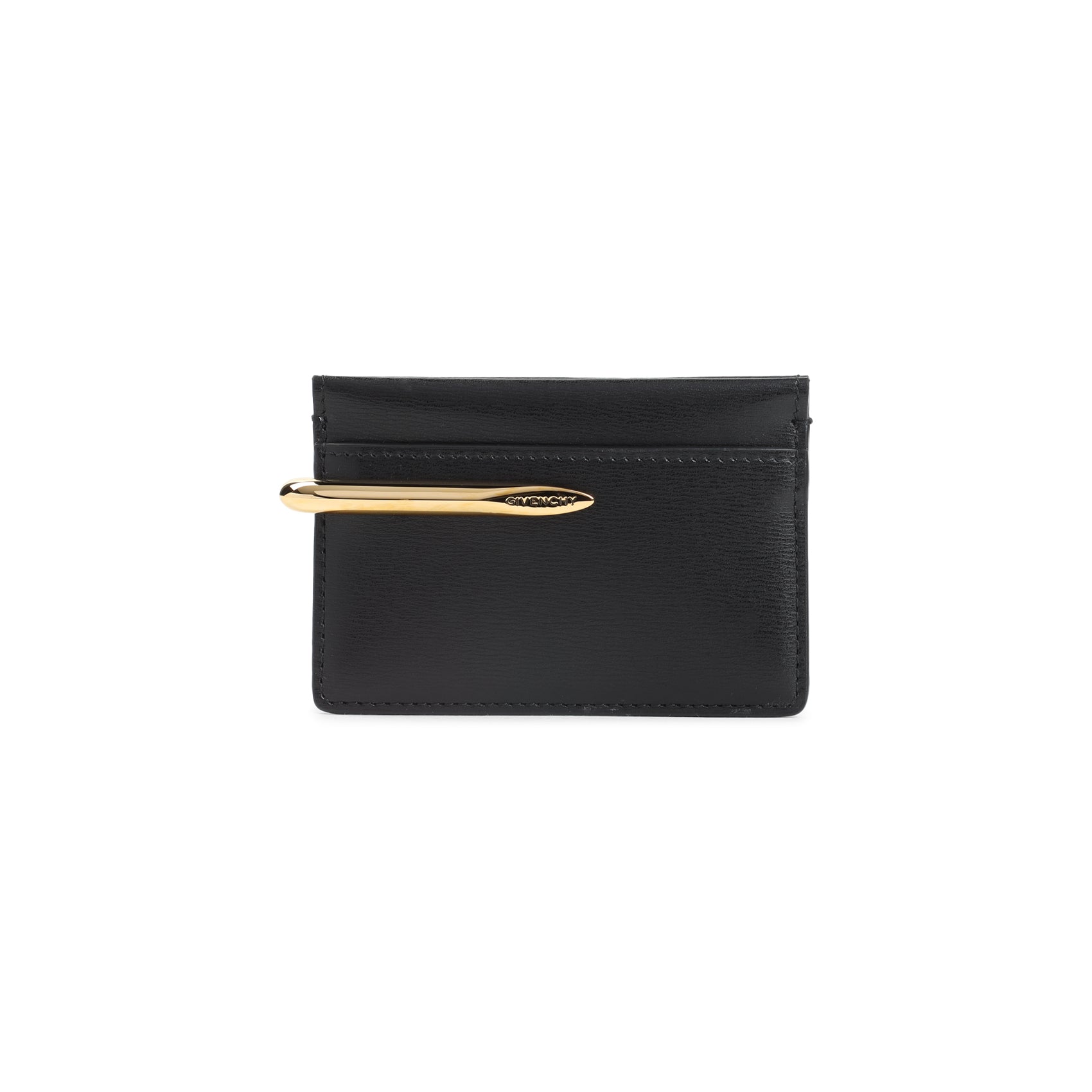 Pinch Credit Card Case Black Calf Leather Smallleathergoods