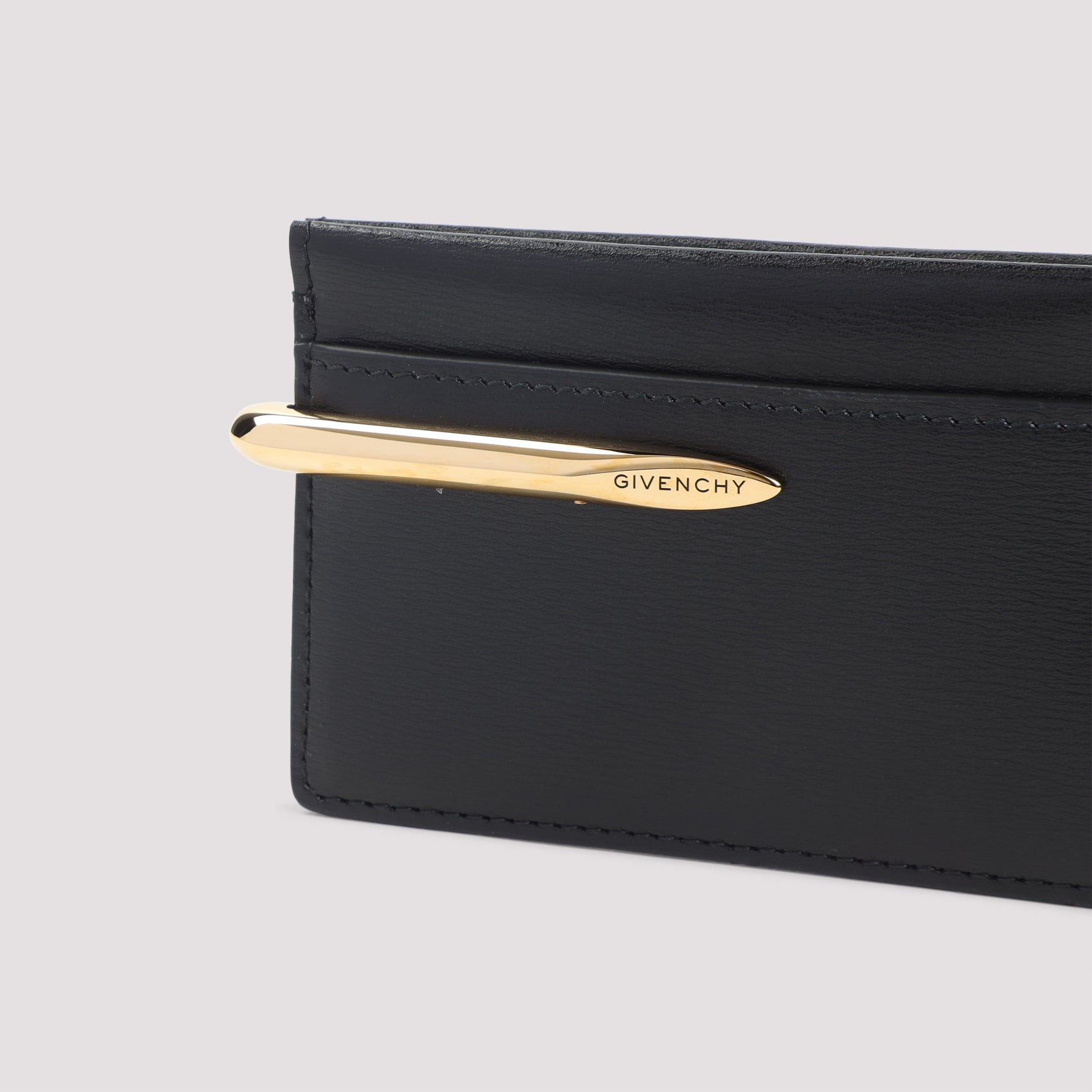 Pinch Credit Card Case Black Calf Leather Smallleathergoods