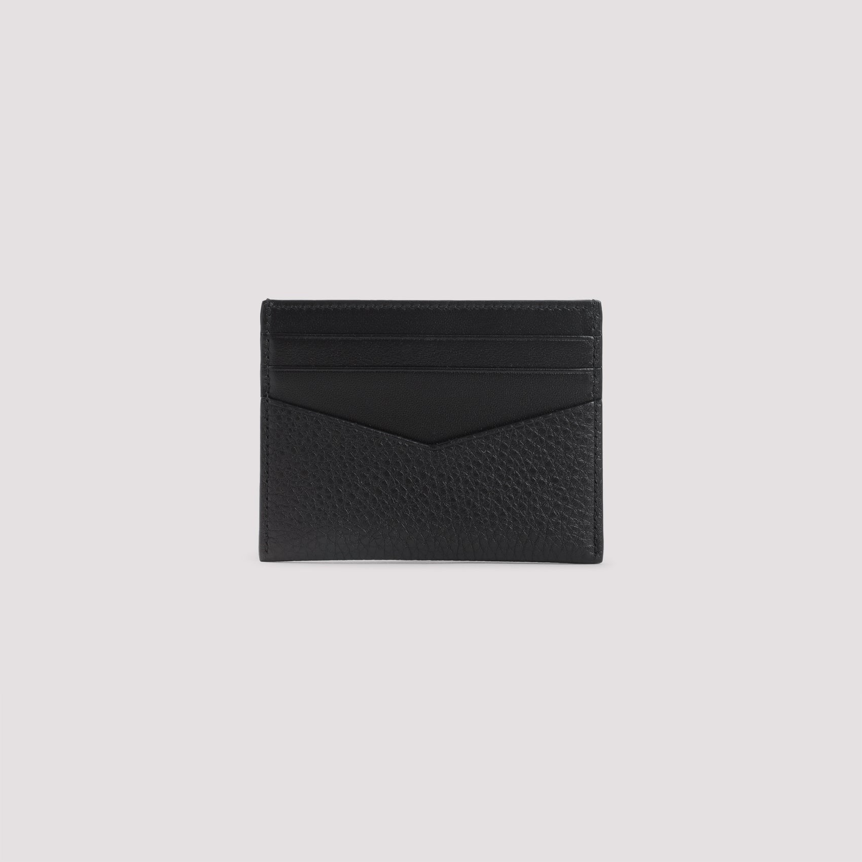 2x3 Credit Card Case Black Calf Leather Smallleathergoods