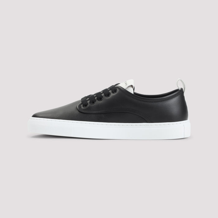 New City Sneakers Black Calf Leather Shoe
