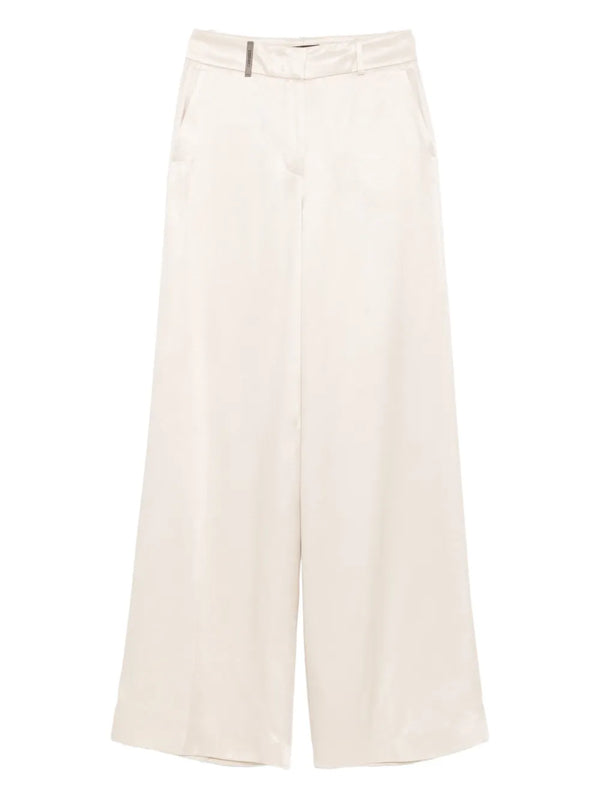 Peserico Outer: Viscose 58% trousers in beige