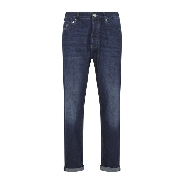Iconic Jeans Blue Cotton