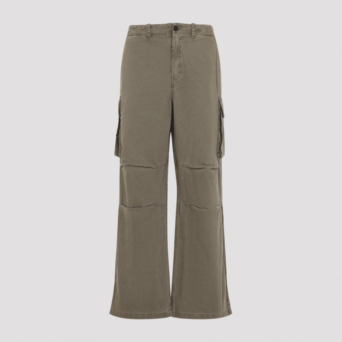 Mount Cargo Pants Green Cotton