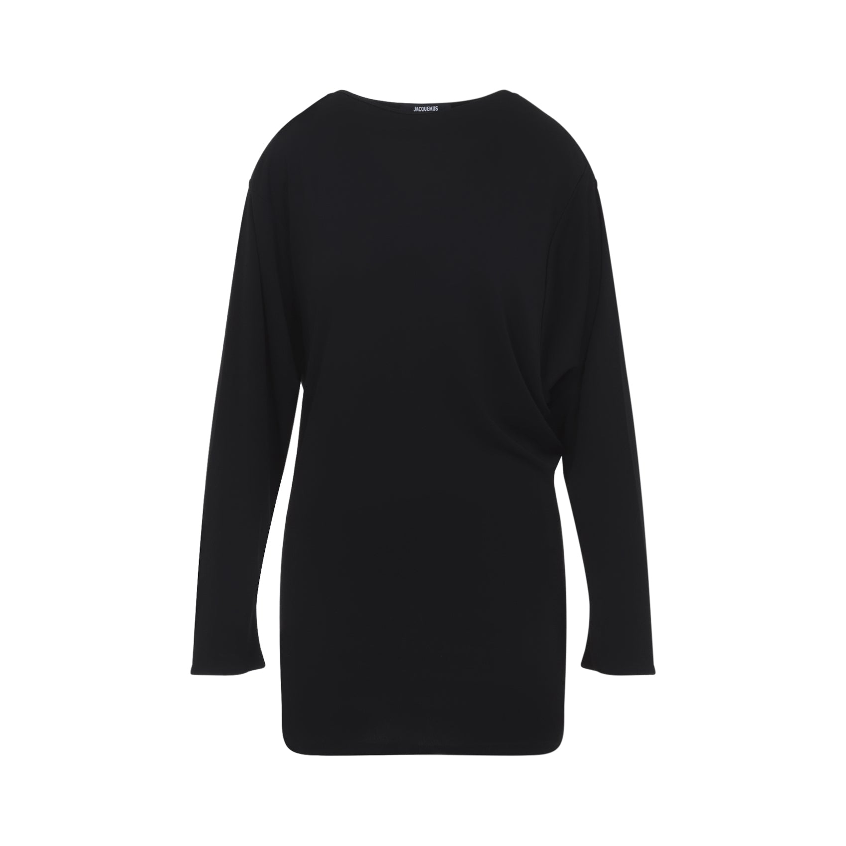 The Mistral Mini Dress Black Viscose Polyamide