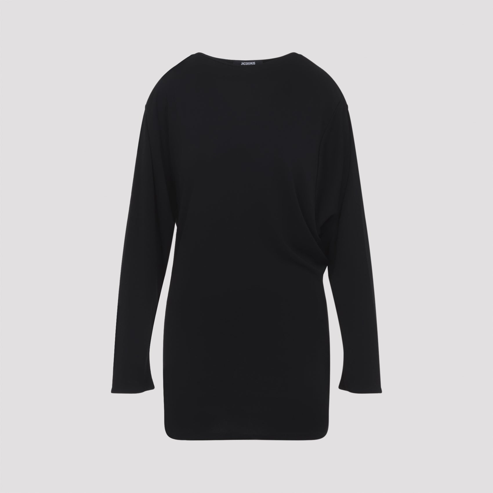 The Mistral Mini Dress Black Viscose Polyamide