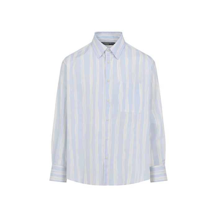 The Camargue Shirt Blue Cotton