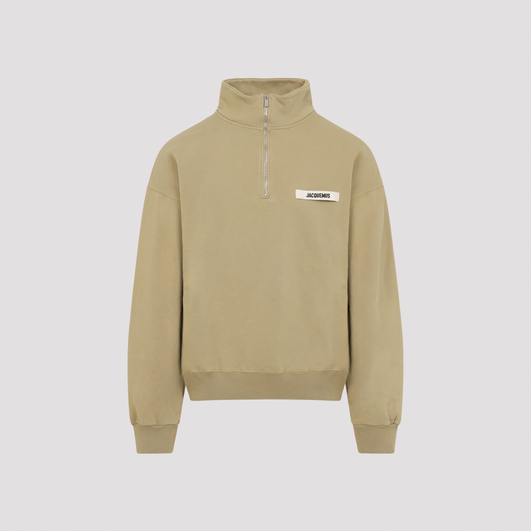 Gros Grain Sweatshirt Nude & Neutrals Cotton Sweater