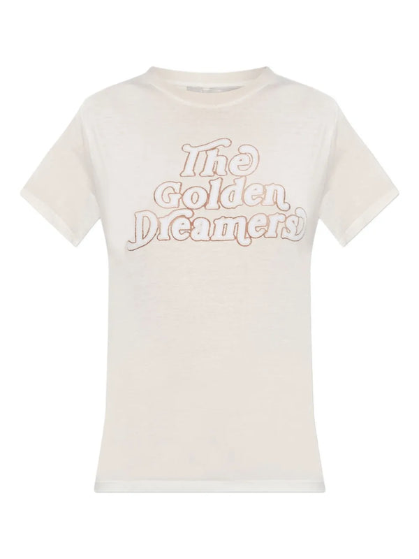 Golden Goose Viscose 100% t-shirt in white