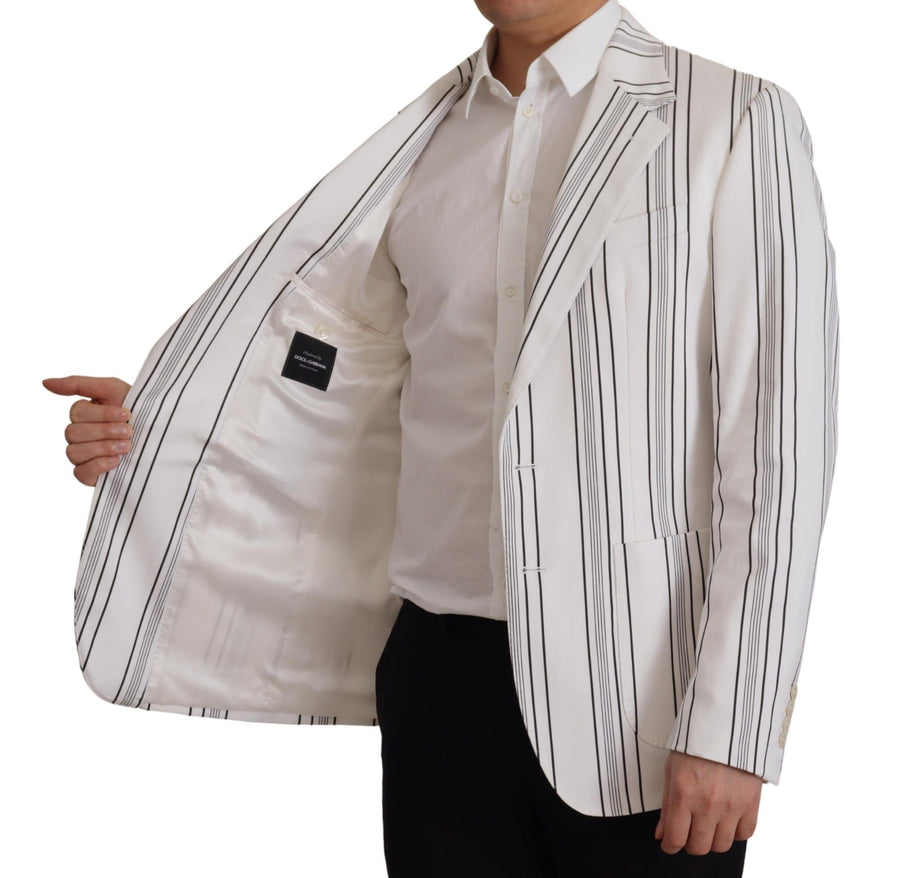 Dolce & Gabbana 58% Cotton 39% Nylon 3% Elastane blazer in white