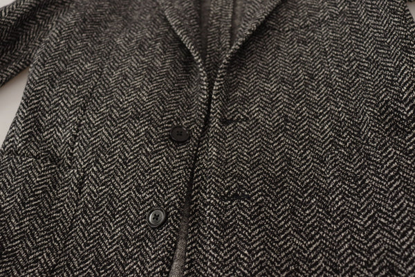Dolce & Gabbana 50% Cotton blazer in gray