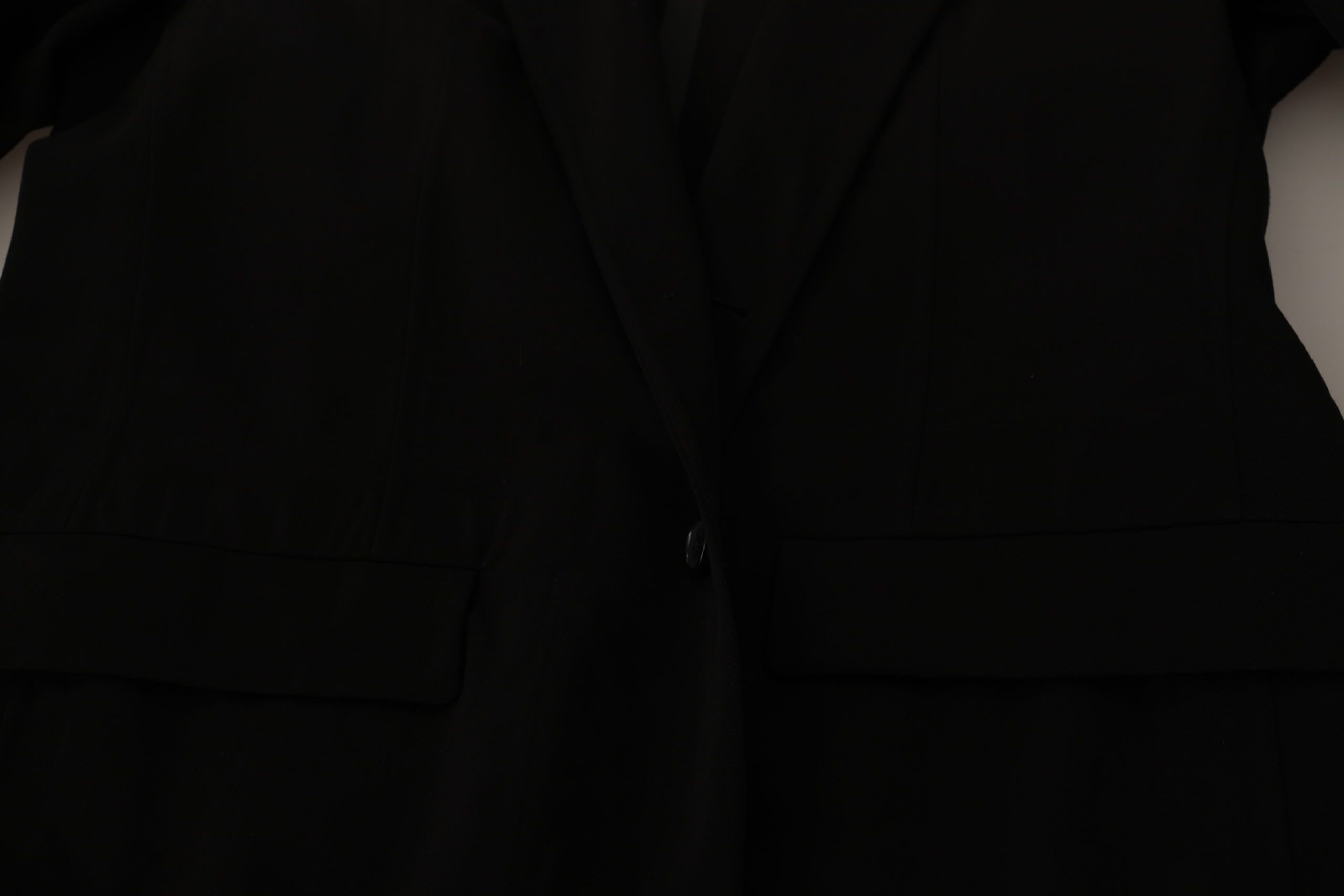 Dolce & Gabbana 97% Virgin Wool 3% Elastane; Lining: 57% Cupro 43% Polyester blazer in black — view 4
