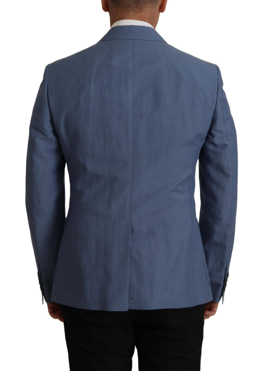 Dolce & Gabbana 68% Linen 32% Cotton blazer in blue