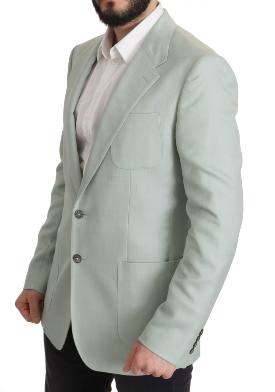 Dolce & Gabbana 85% Cashmere 15% Silk blazer in green