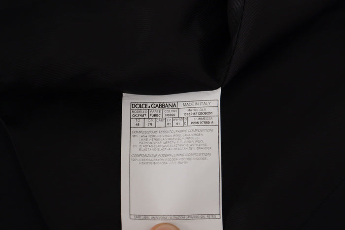 Dolce & Gabbana 98% Virgin Wool suit in black