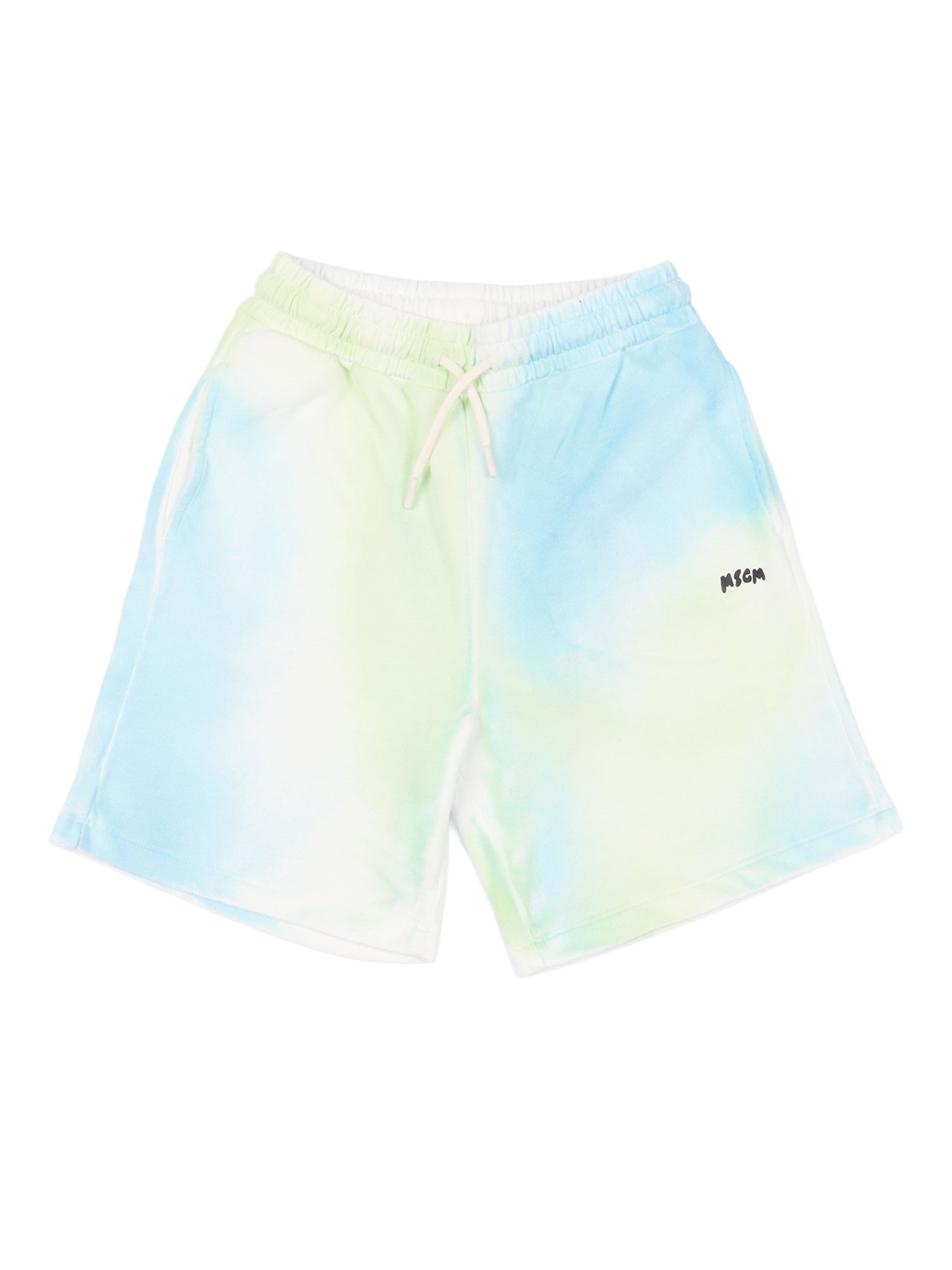 FLEECE BERMUDA BOY Light Blue Cotton Short