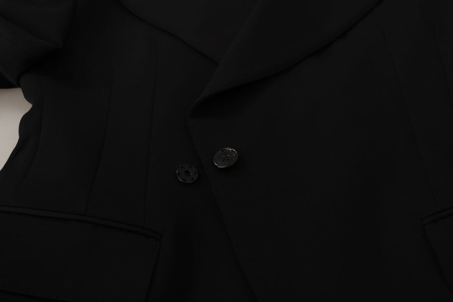 Dolce & Gabbana 97% Virgin Wool blazer in black