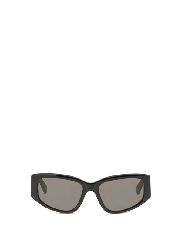 Sunglasses Af Rectangular Black Acetate