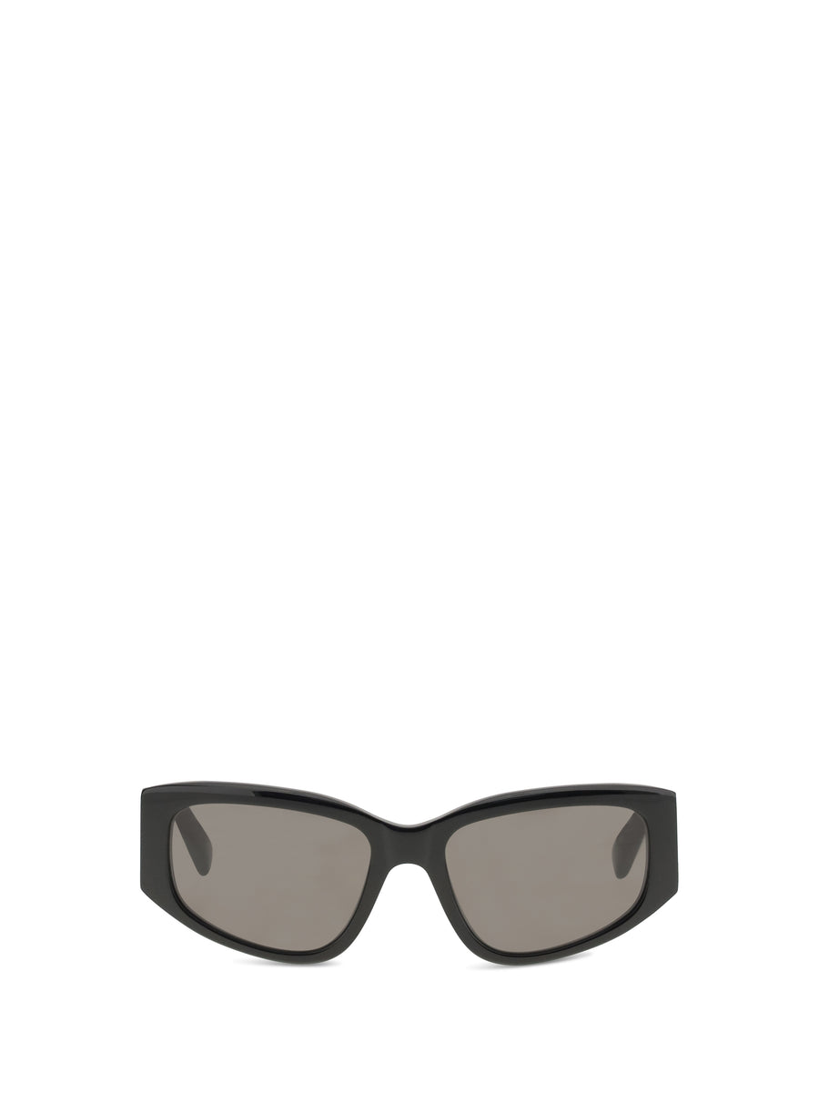 Sunglasses Af Rectangular Black Acetate