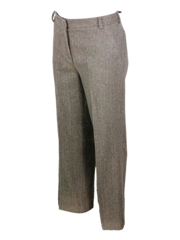 Antonelli Firenze Trousers Brown 74wv 24pa 2ea