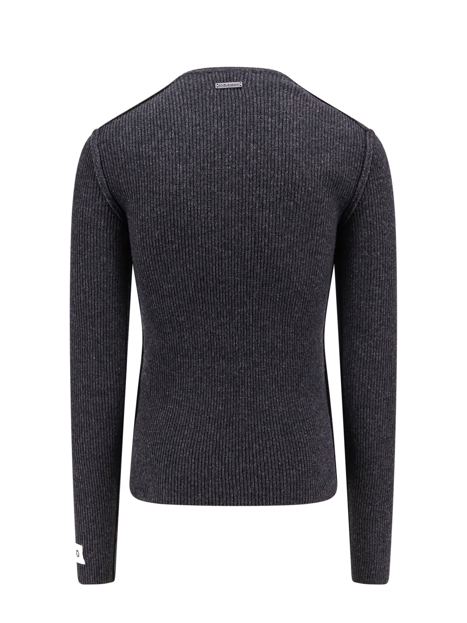 Dolce & Gabbana Sweaters Grey Lana Poliammidica