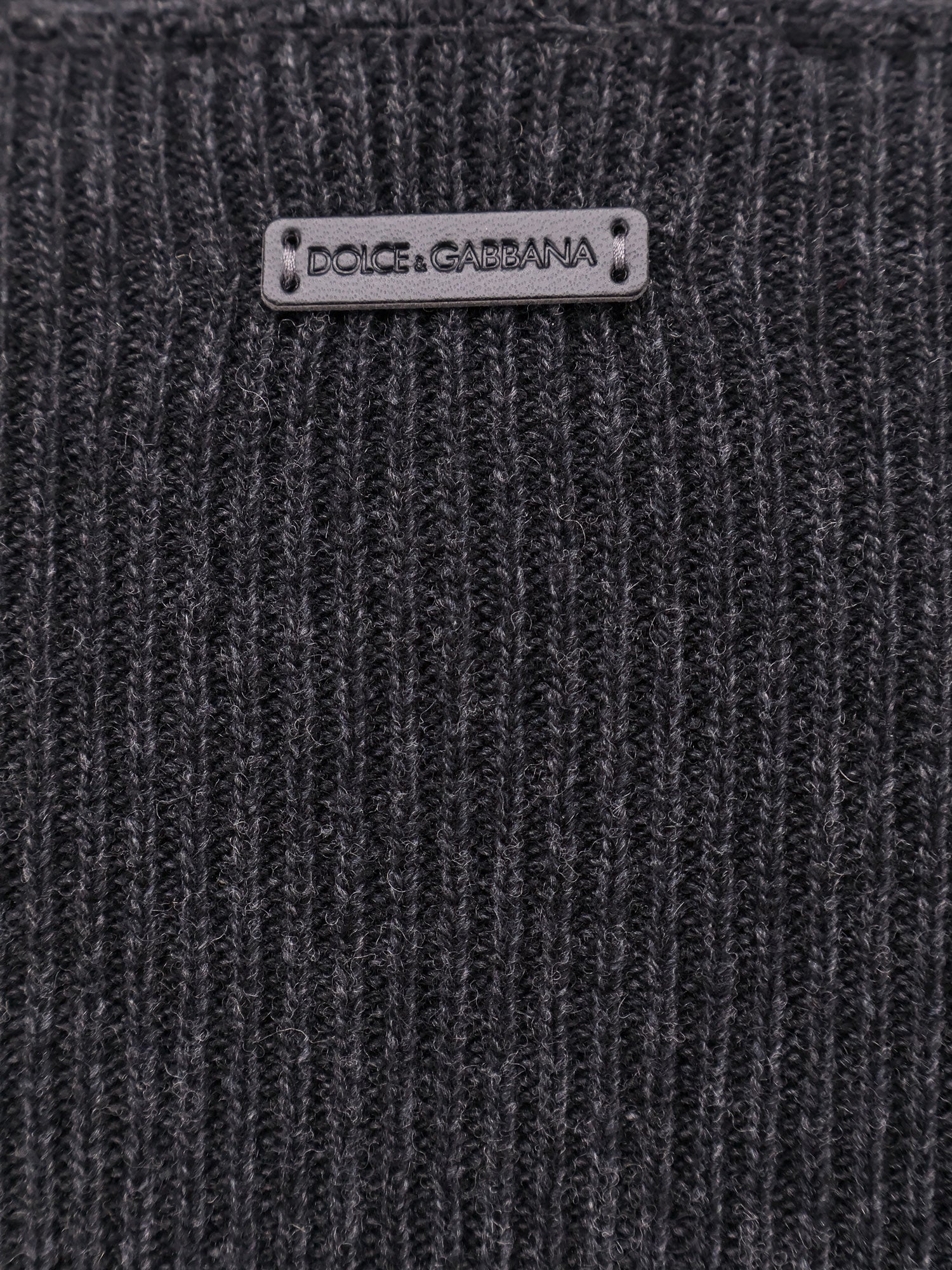 Dolce & Gabbana Sweaters Grey Lana Poliammidica