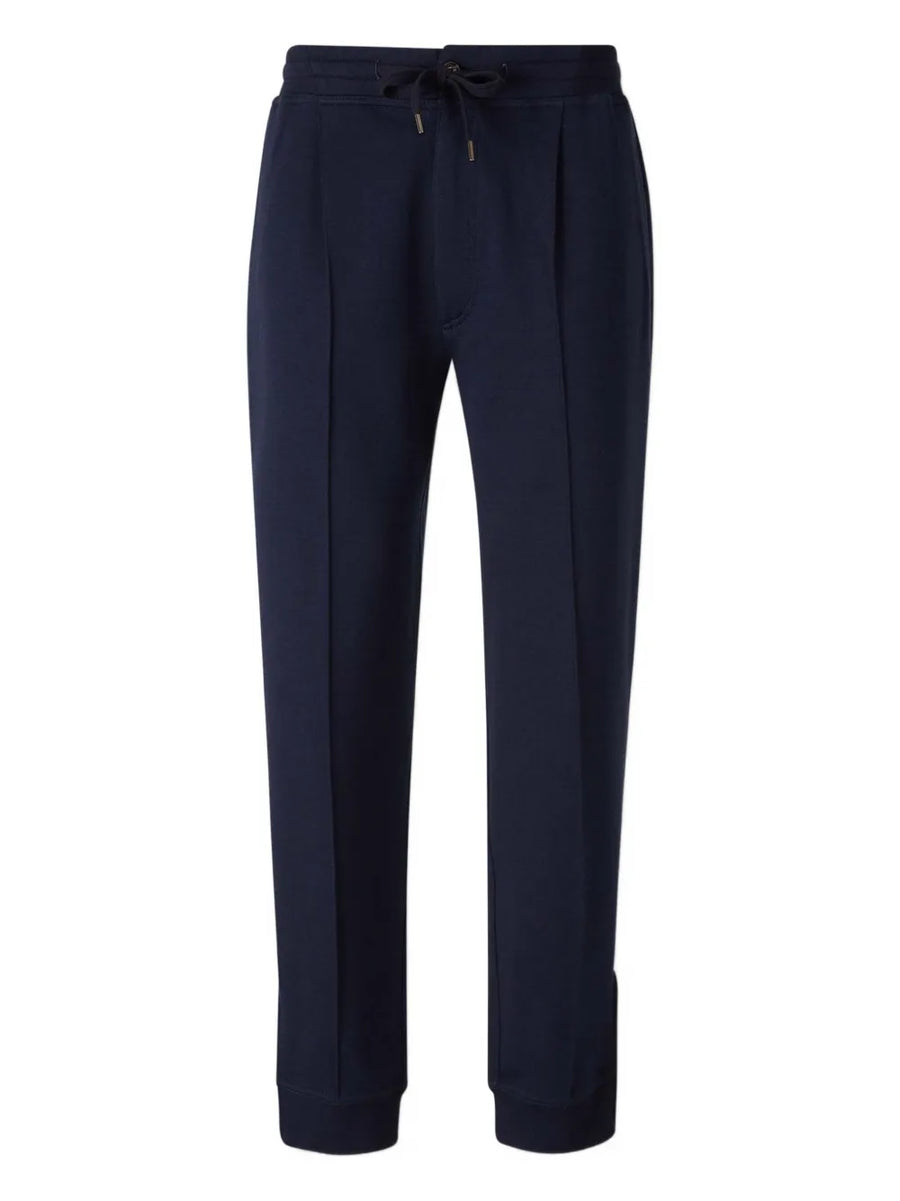 Brunello Cucinelli Cotton 64% trousers in navy