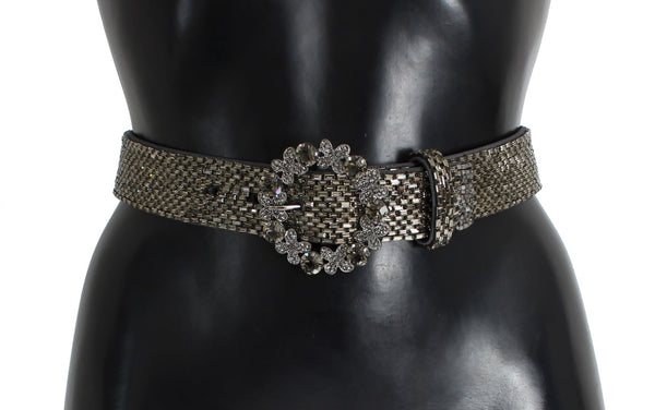 Dolce & Gabbana 100% Viscose belt in gray