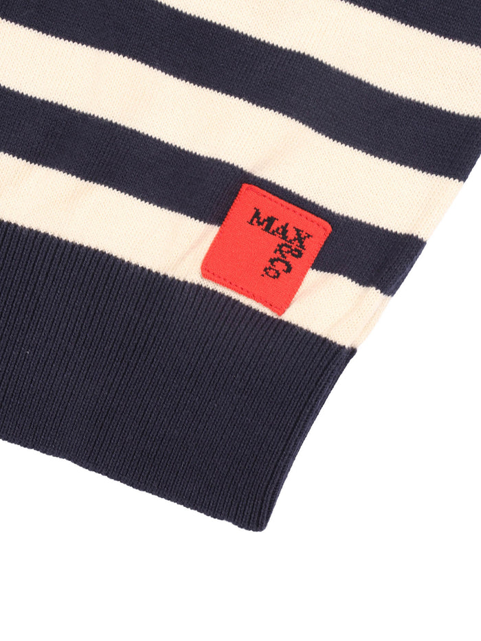 Knitwear Blue Cotton Crewneck