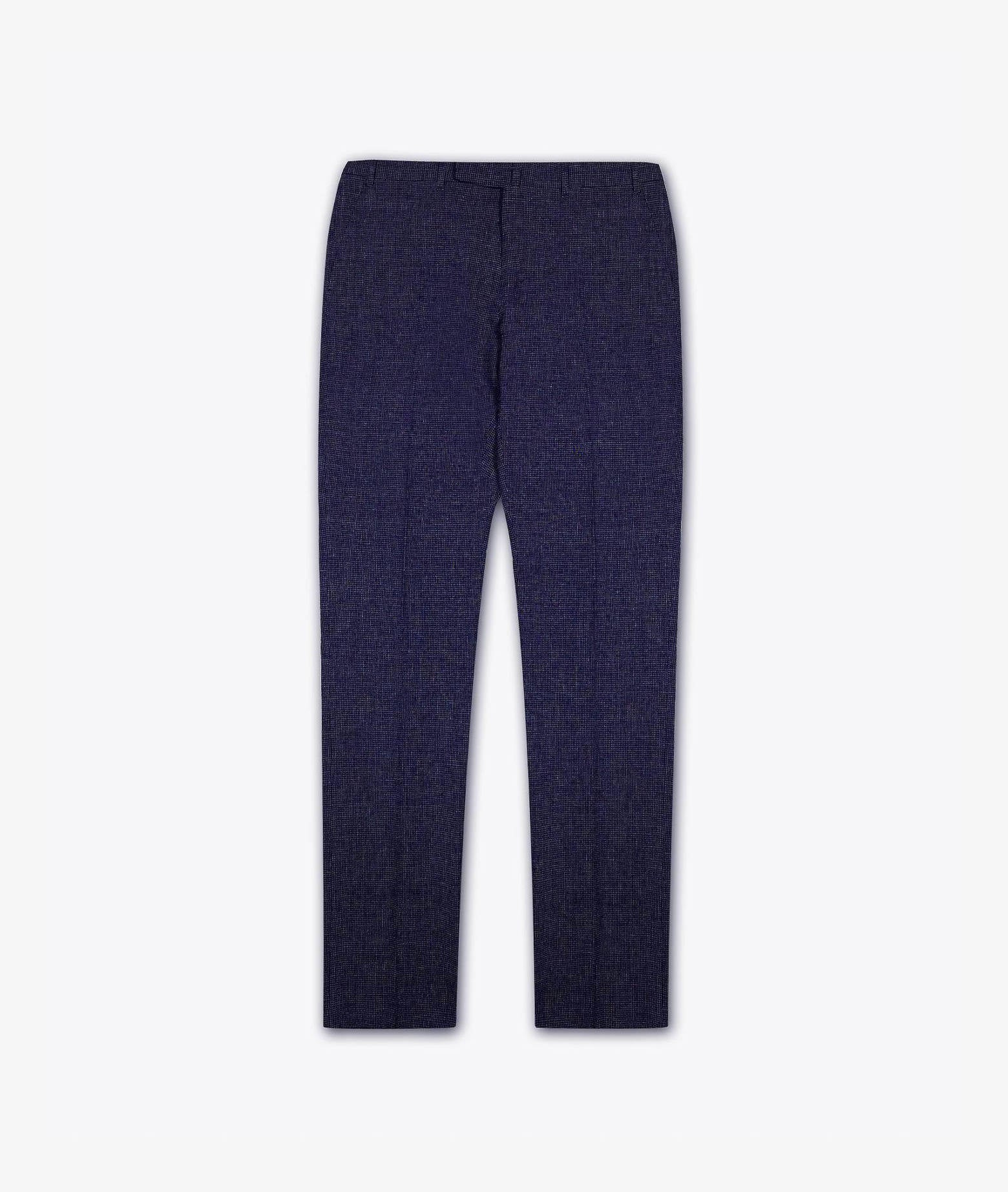 Wool And Linen Trousers Venice Beach Blue Sportswear