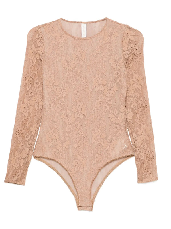 Zimmermann Outer: Polyamide 90% bodysuit in beige