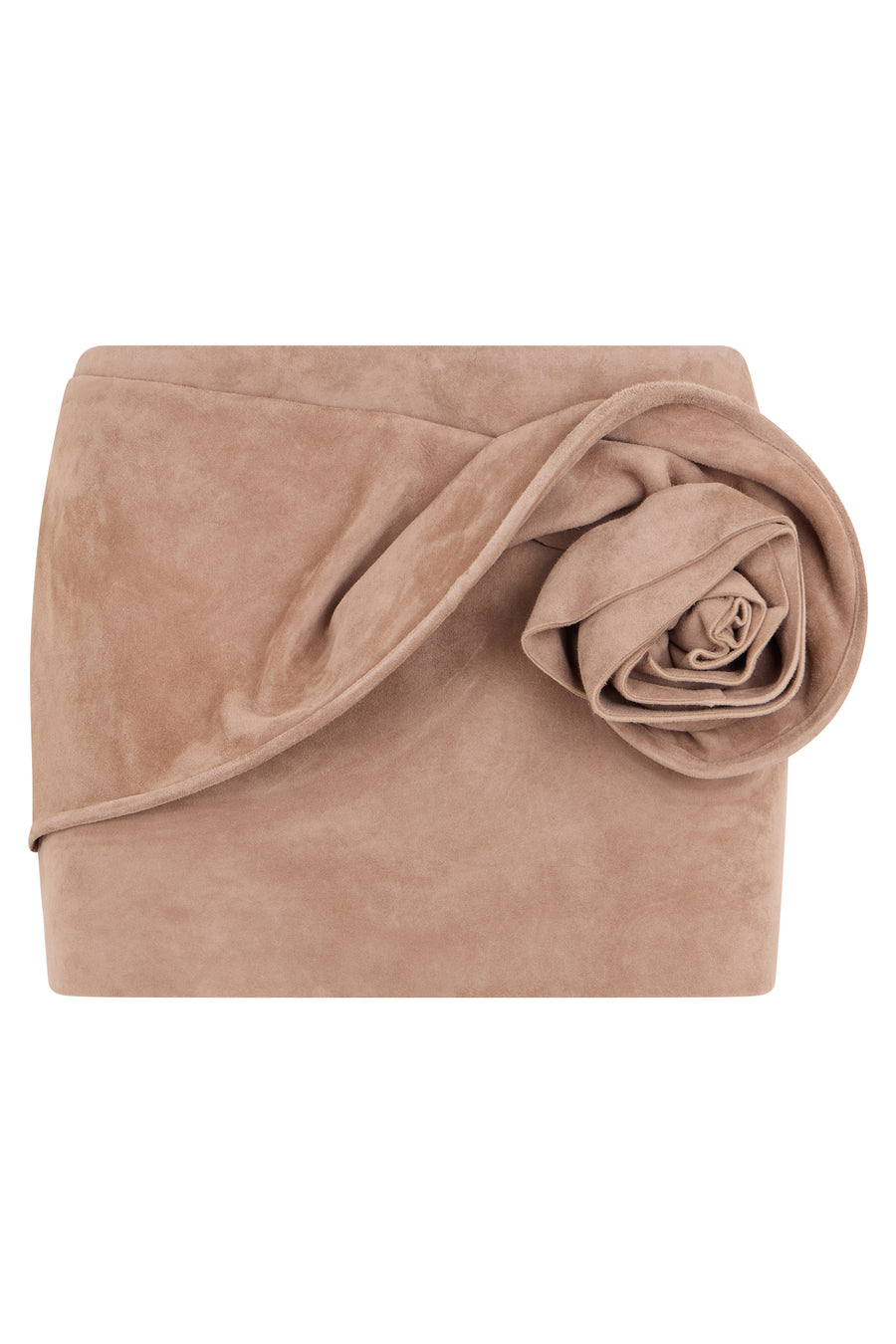 Mini Skirt Leather Pink Calfskin