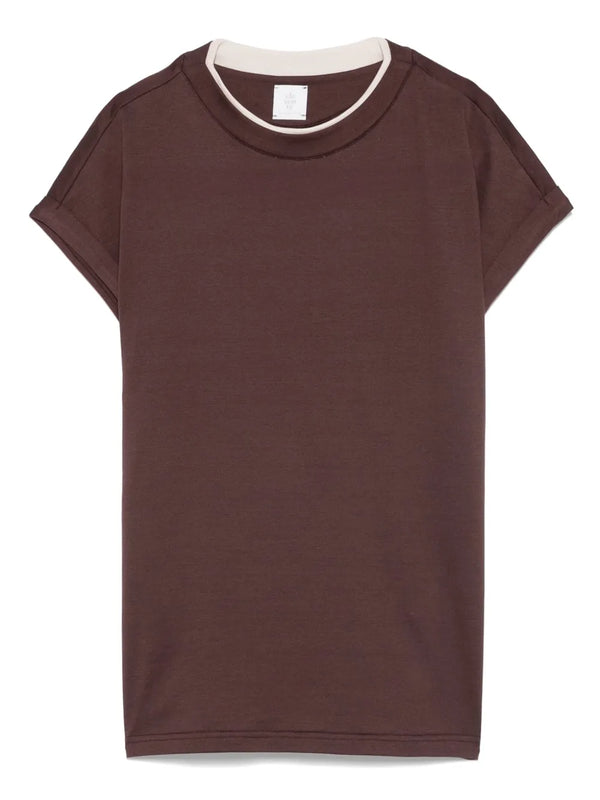 Eleventy Cotton 100% t-shirt in brown