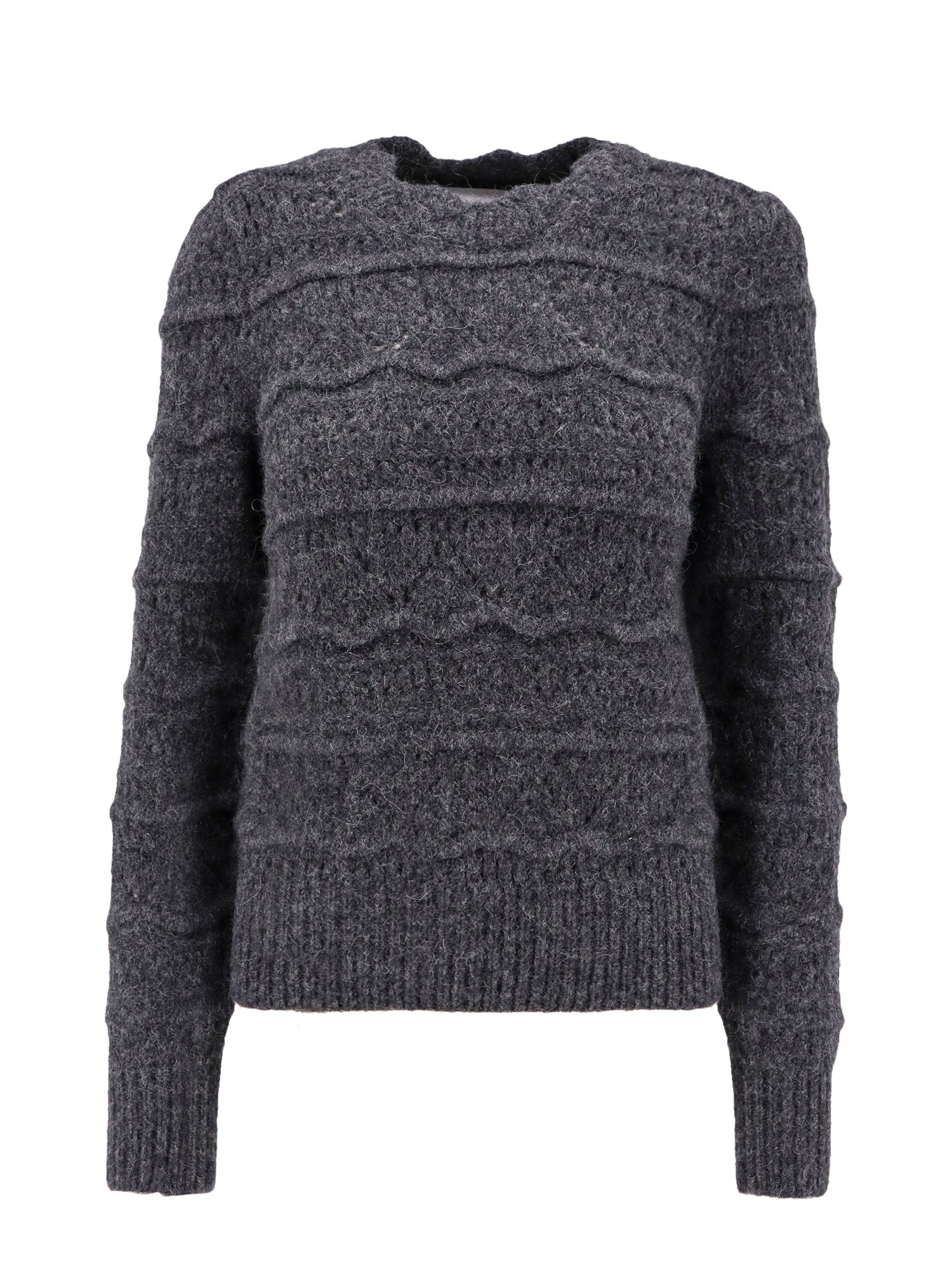 Marant Etoile Sweaters Grey Alpaca Poliammide Elastan