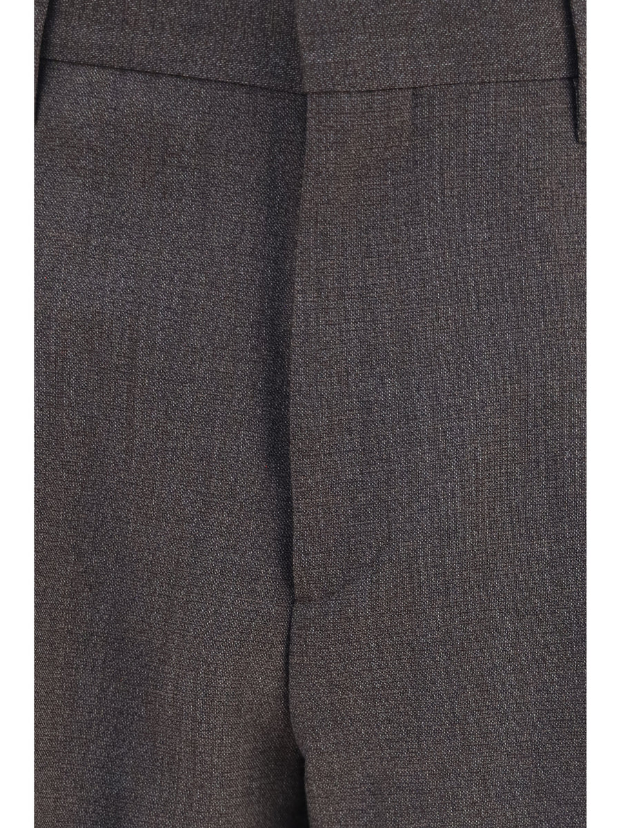 Tailored Viscose Pants Blue Trousers