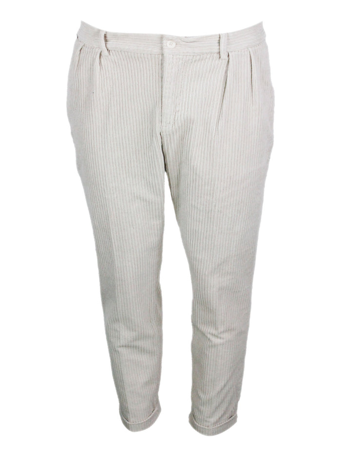 04651-A TRIP IN A BAG Trousers Beige 97co 3ea