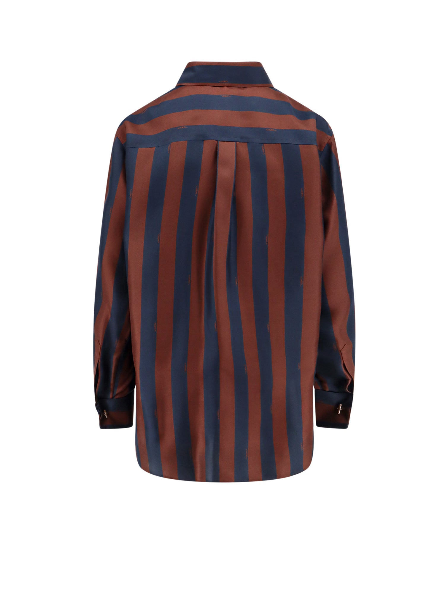 Fendi Shirts Brown Seta