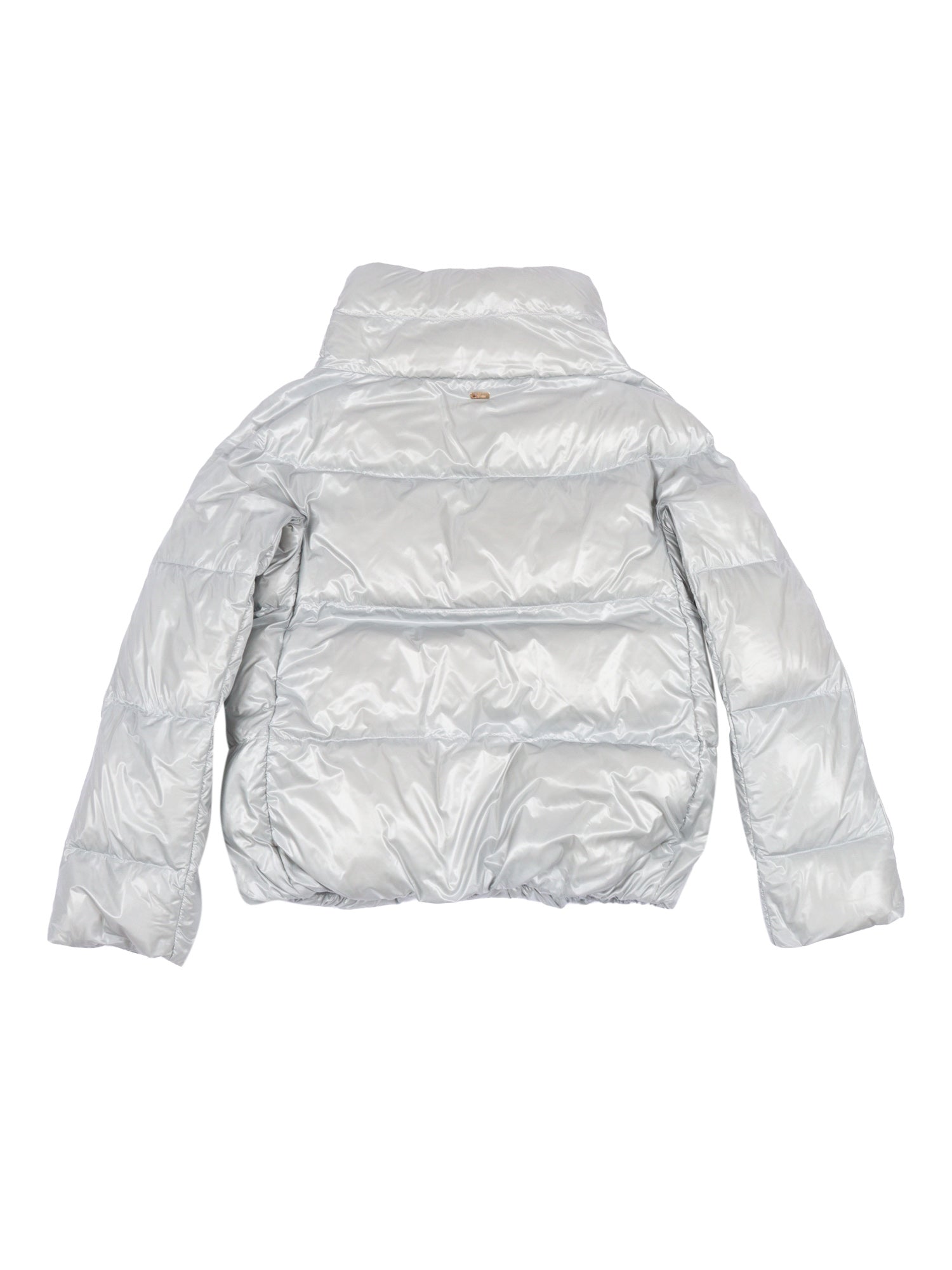Girl Down Jacket Light Blue Short Puffer