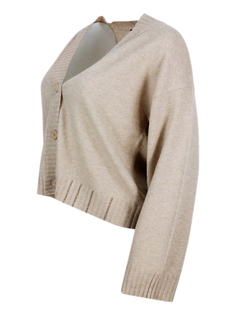 Fabiana Filippi Sweaters Beige 75wv 15se 10ws