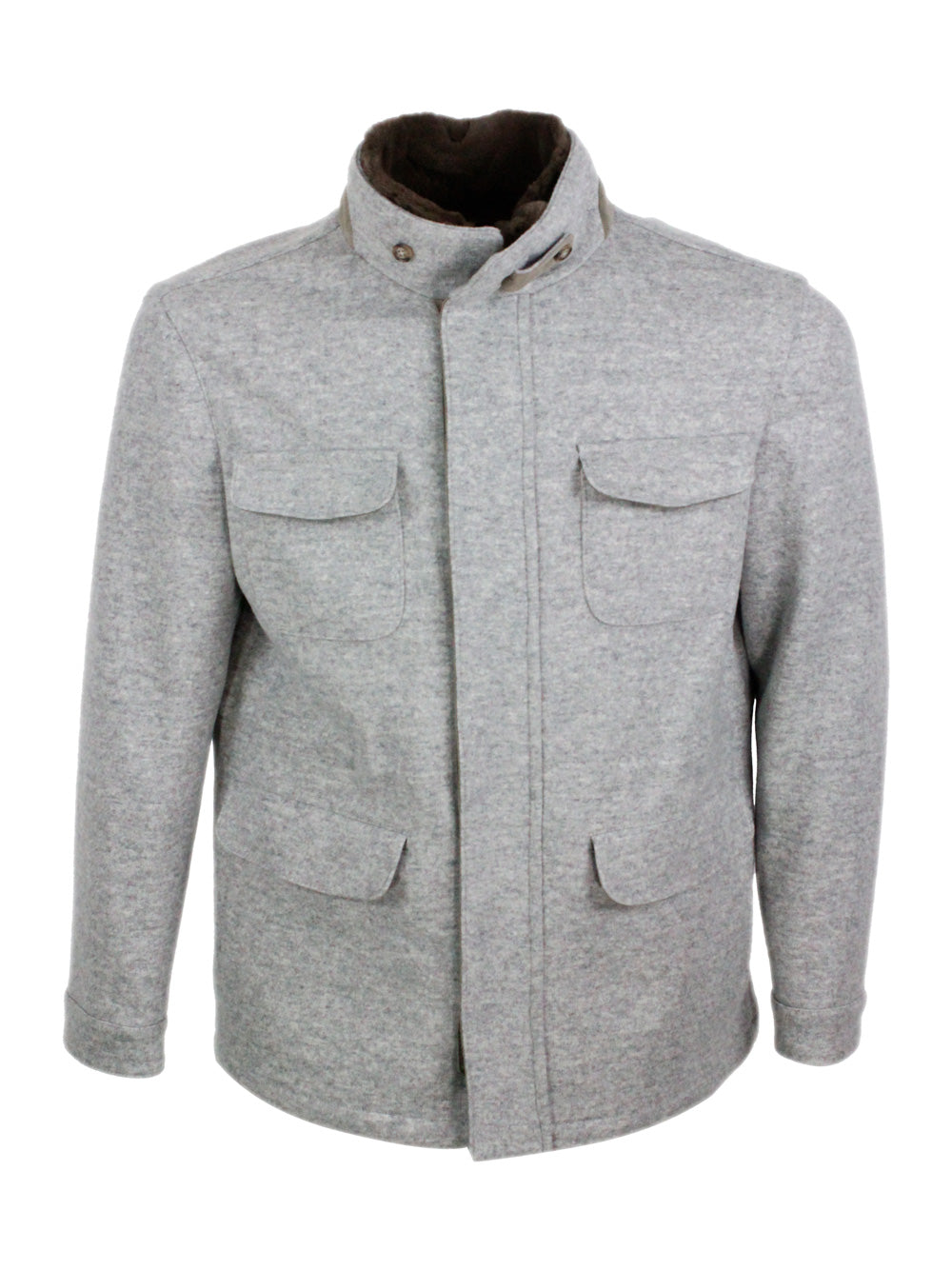 Barba Napoli Jackets Grey 90wv 10ws