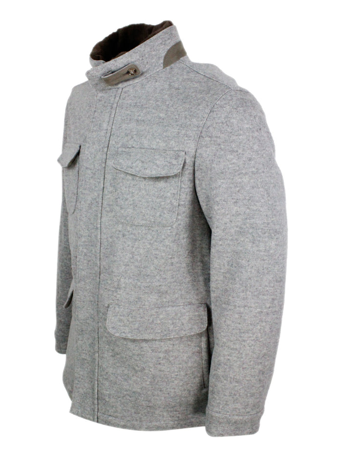 Barba Napoli Jackets Grey 90wv 10ws