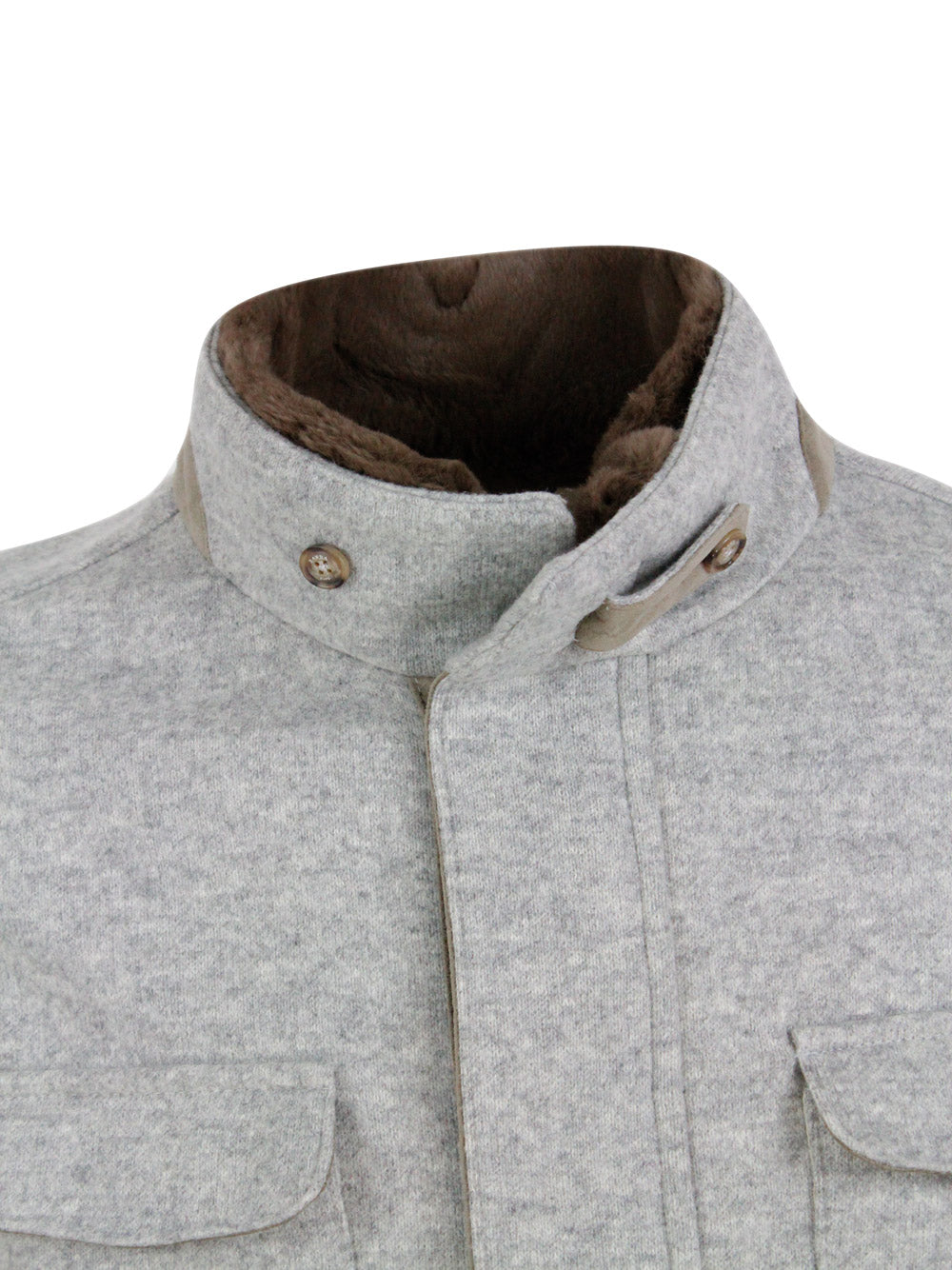 Barba Napoli Jackets Grey 90wv 10ws