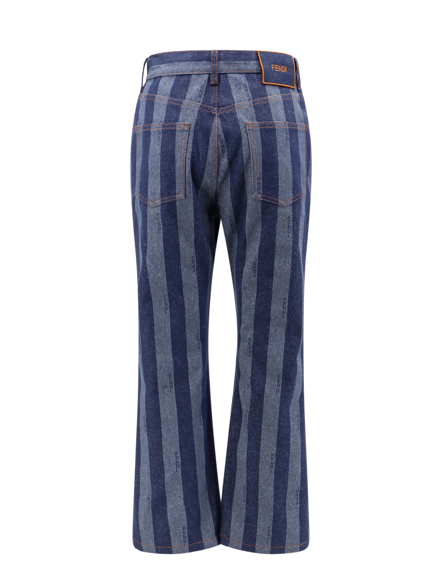 Fendi Jeans Blue 100 % Cotone