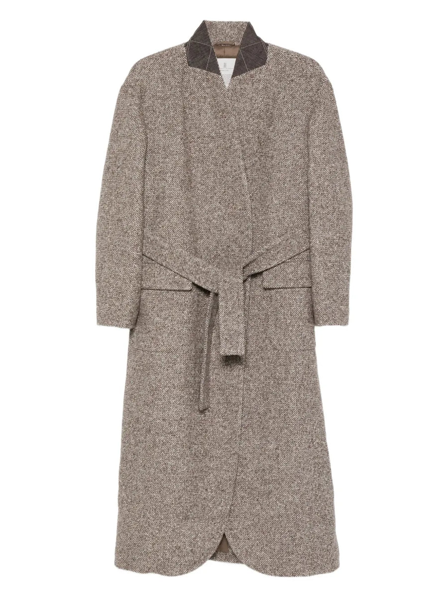 Brunello Cucinelli Cotton 100% coat in beige