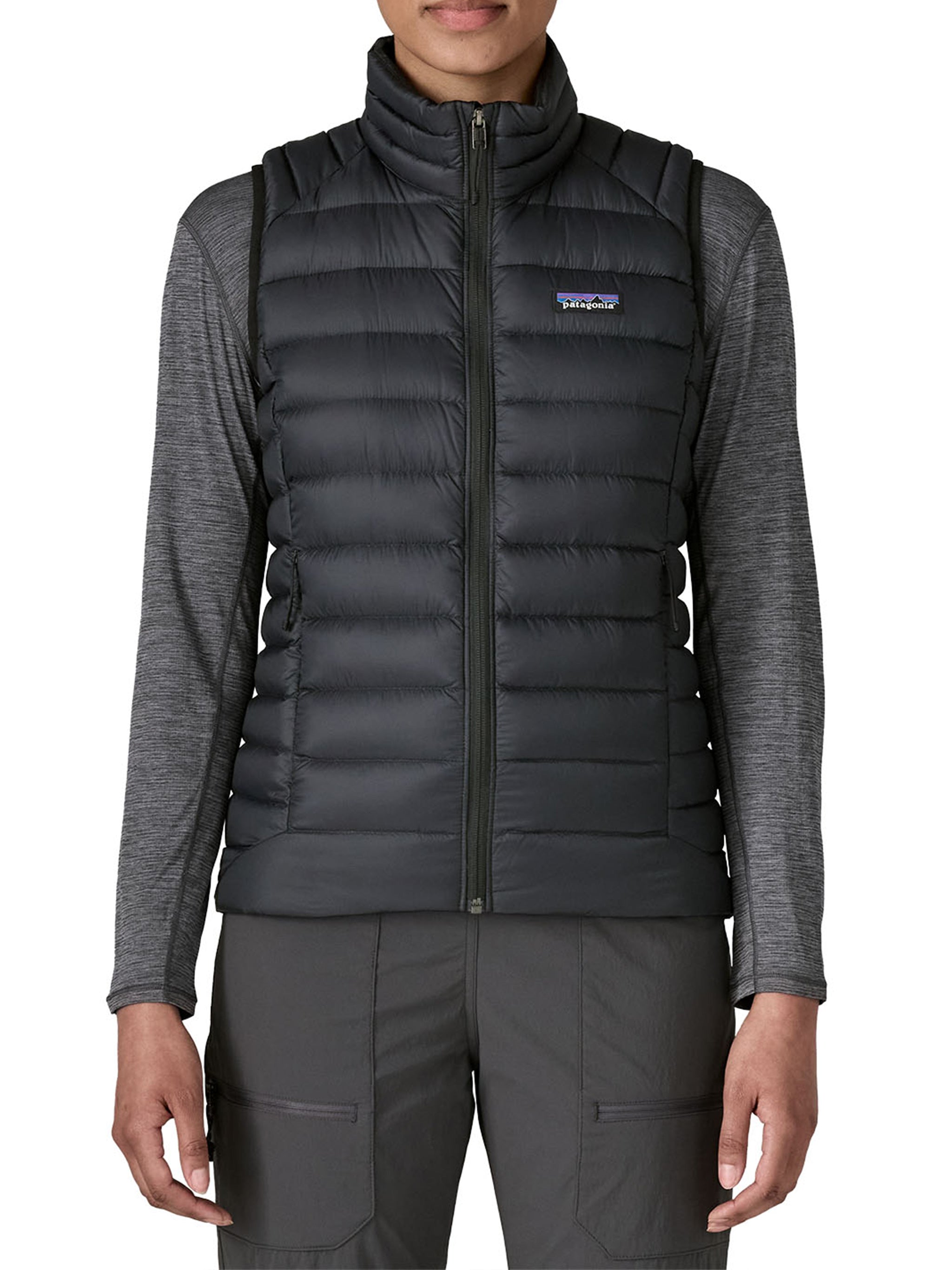 Down Sweater Vest Black Gilet