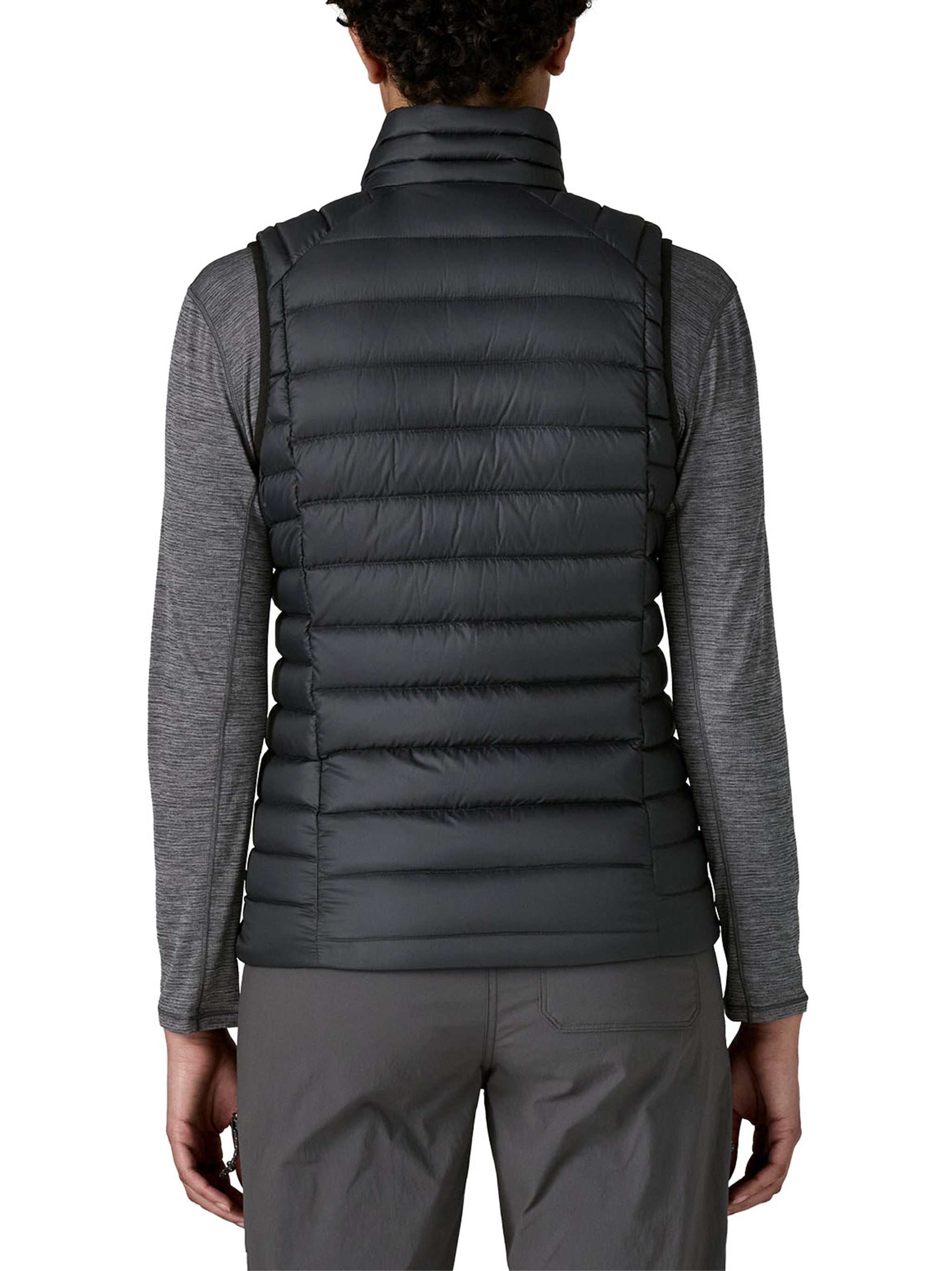 Down Sweater Vest Black Gilet