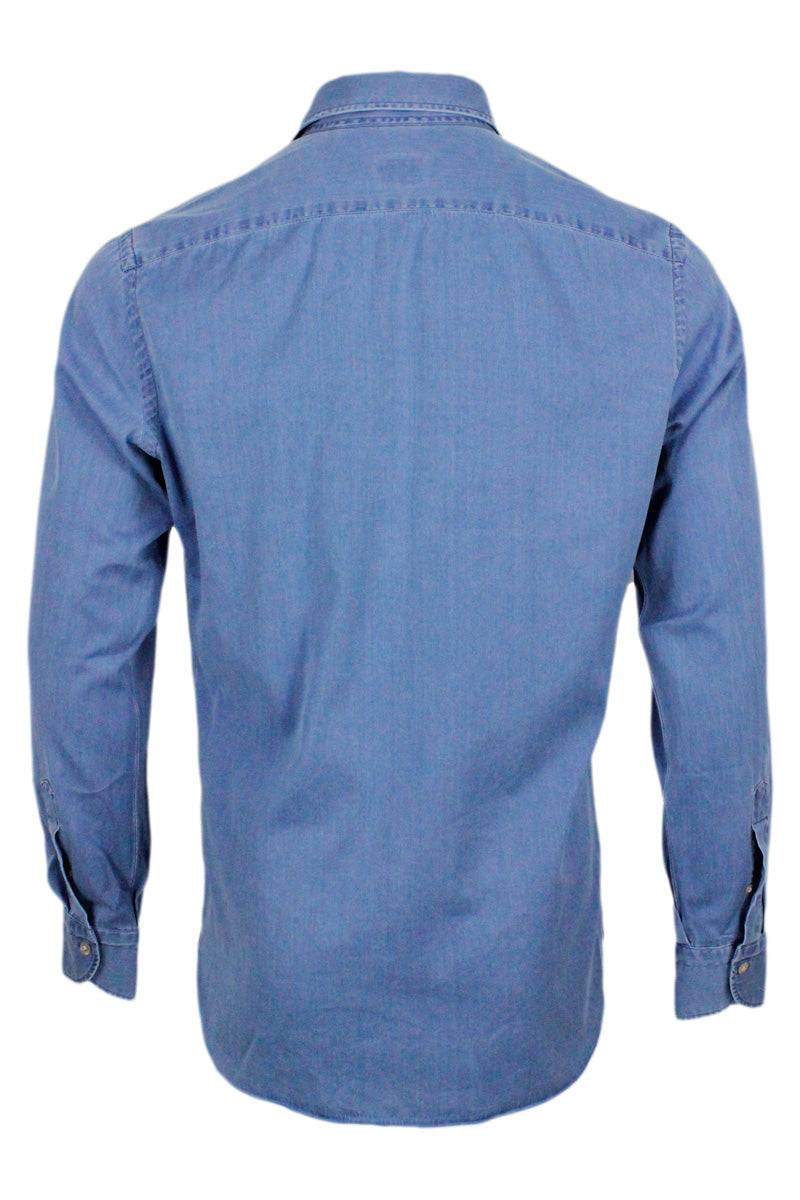 Borriello Shirts Denim 100co
