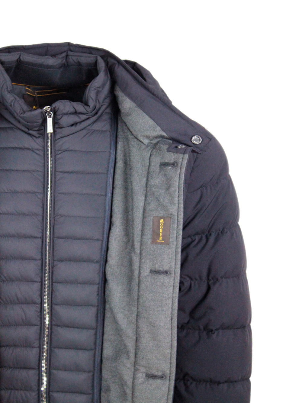 Moorer Coats Dark Blu 100ny