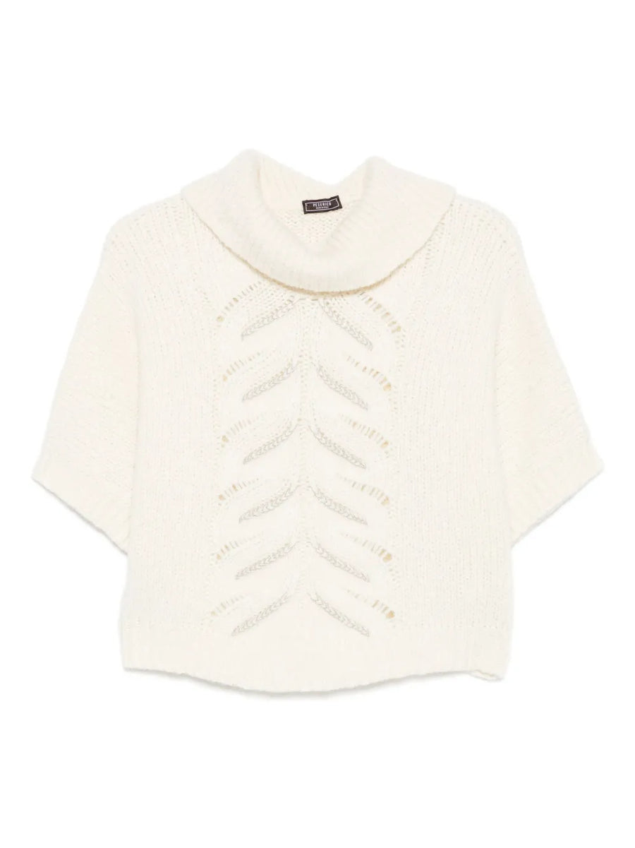 Peserico Alpaca 55% sweater in cream